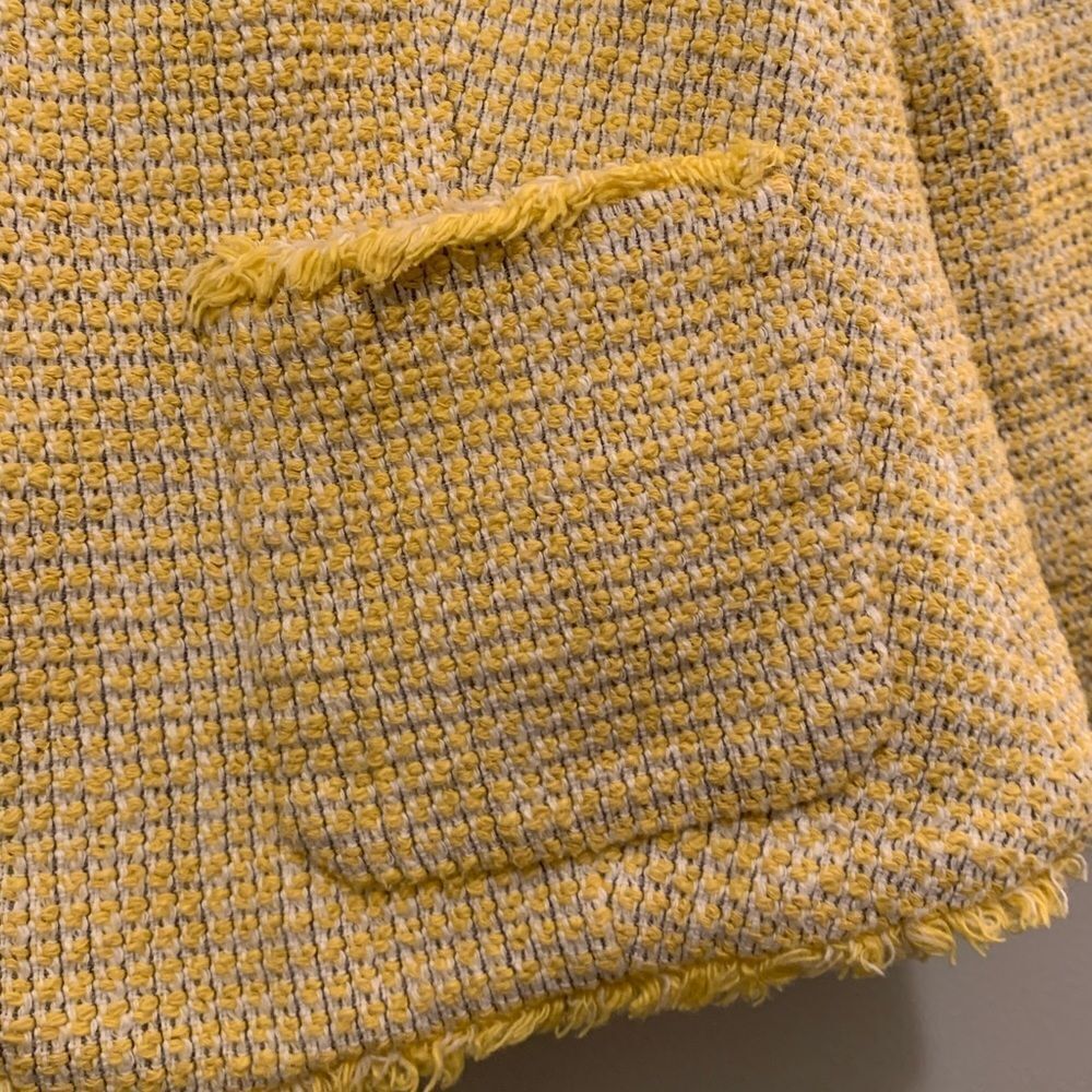 Talbots Fringe Trim Tweed Jacket - Picture 4 of 8